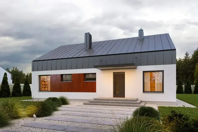 Bungalov Bora 4+kk na klíč jako jednopodlažní rodinný dům se třemi samostatnými pokoji